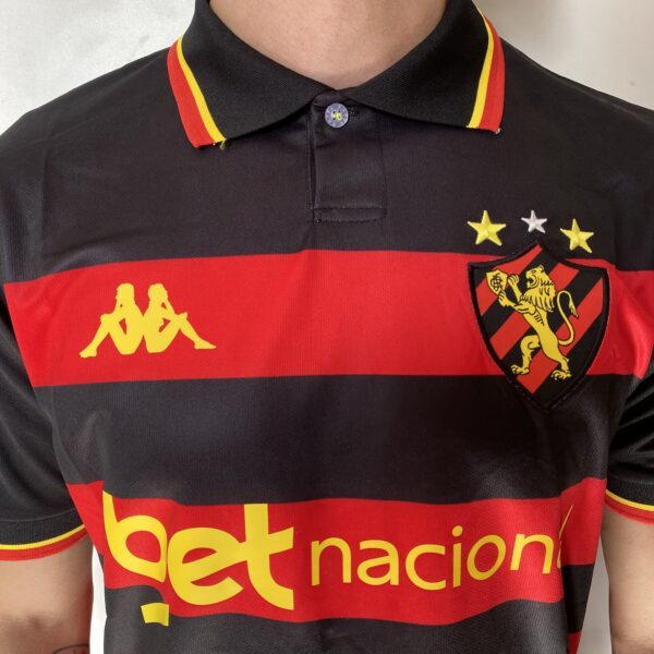 Camisa SCR Home Versão Torcedor Masculina 2026/27 Rublo-Negro Kappa - Imagem 2