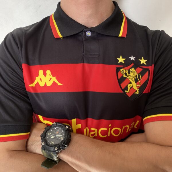Camisa SCR Home Versão Torcedor Masculina 2026/27 Rublo-Negro Kappa - Imagem 3