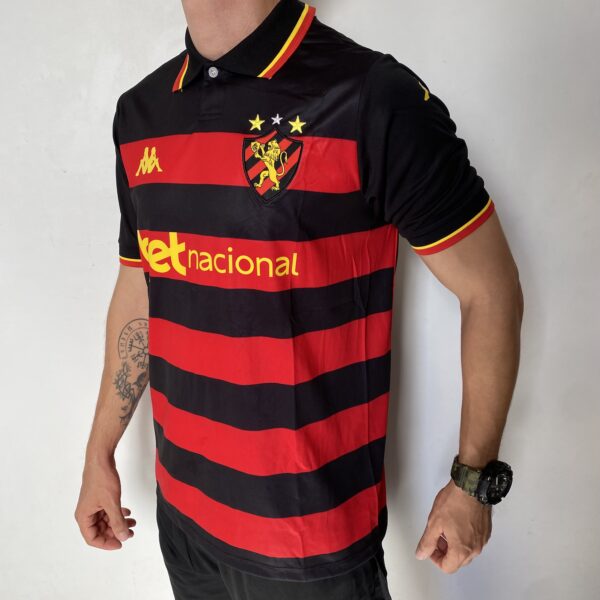 Camisa SCR Home Versão Torcedor Masculina 2026/27 Rublo-Negro Kappa - Imagem 5