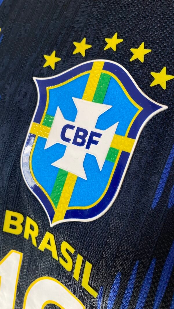 Camisa Brasil Seleção Brasileira Away Azul Jogador Copa do Mundo 2026 Jordan Nike - Imagem 16