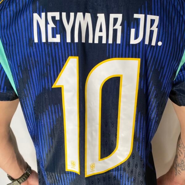 Camisa Brasil Seleção Brasileira Away Azul Jogador Copa do Mundo 2026 Jordan Nike - Imagem 18