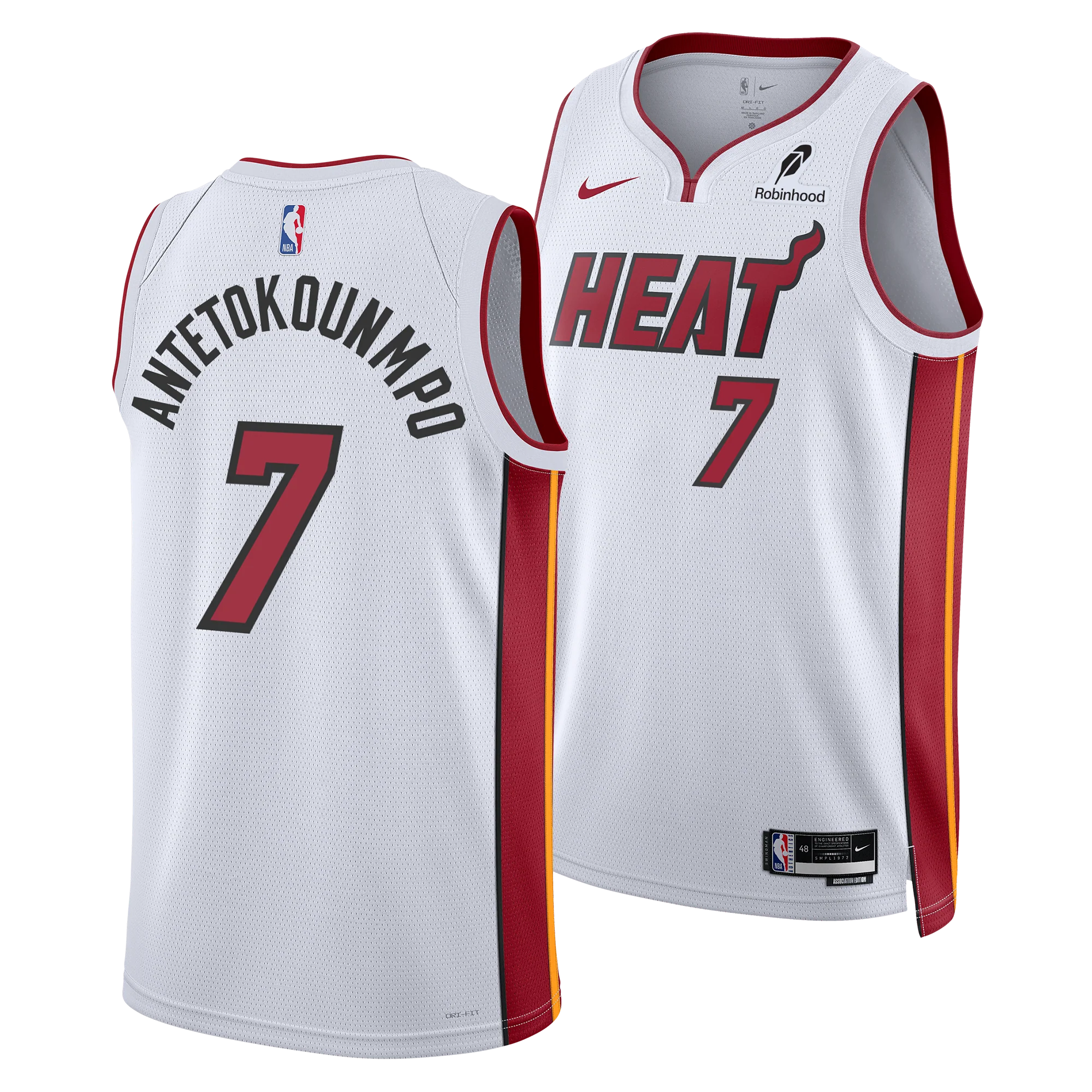MH26016_WelcomeGA_Association-7_Stacked-01_1be6ace9-53f1-431c-860e-99abfcd1ba41_2000x Camiseta Regata NBA Miami Heat 7 Giannis Antetokounmpo Association Edition Swingman 2026/27 Nike - Imagem 1