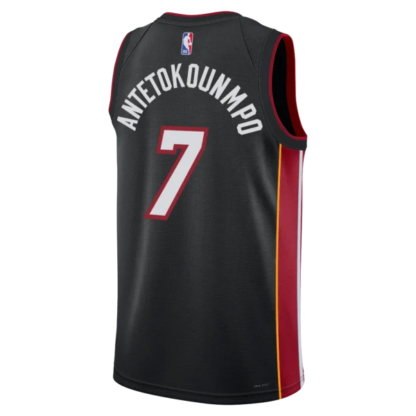 Camiseta Regata NBA Miami Heat 7 Giannis Antetokounmpo Icon  Edition Swingman 2026/27 Nike - Imagem 3