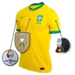 Camisa Brasil Seleção Brasileira Home Versão Jogador 2021 Amarela Nike - Imagem 9