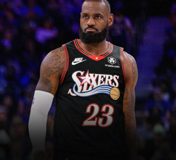 Camiseta Regata Basquete NBA Philadelphia 76ers Sixers - LeBron James 23 - Classic Edition Preta 2026/27 Nike - Imagem 18