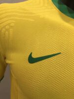 Camisa Brasil Seleção Brasileira Home Versão Jogador 2021 Amarela Nike - Imagem 3
