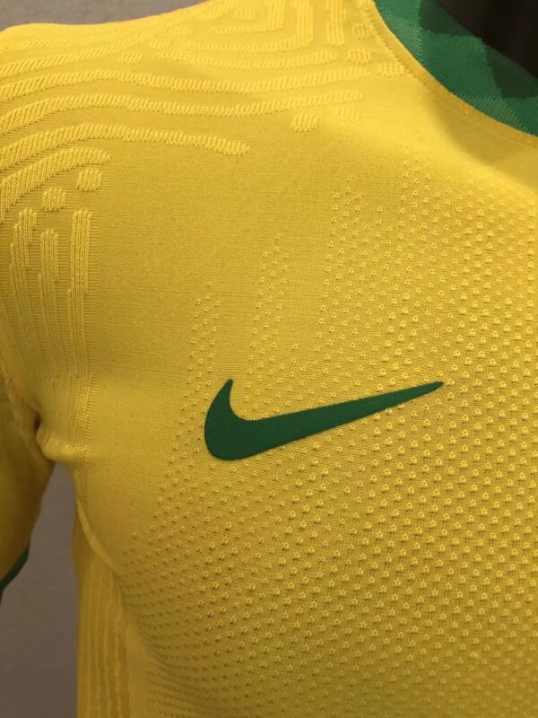 Camisa Brasil Seleção Brasileira Home Versão Jogador 2021 Amarela Nike - Imagem 3