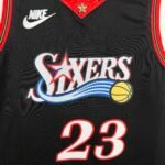 Camiseta Regata Basquete NBA Philadelphia 76ers Sixers - LeBron James 23 - Classic Edition Preta 2026/27 Nike - Imagem 12