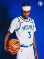 Camiseta Regata NBA Minnesota Timberwolves 5 Anthony Edwards Association Edition Swingman 2026/27 Nike - Imagem 8