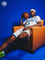 Camiseta Regata NBA Minnesota Timberwolves 5 Anthony Edwards Association Edition Swingman 2026/27 Nike - Imagem 7