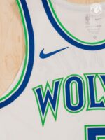 Camiseta Regata NBA Minnesota Timberwolves 5 Anthony Edwards Association Edition Swingman 2026/27 Nike - Imagem 3