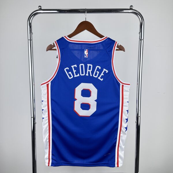 Camiseta Regata NBA Philadelphia 76ers - LeBron James 23 - Icon Azul 2026/27 Nike - Imagem 7