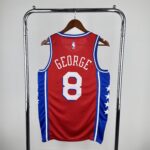 Camiseta Regata NBA Philadelphia 76ers - LeBron James 23 - Statement Vermelha 2026/27 Jordan - Imagem 10