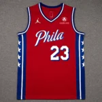 Camiseta Regata NBA Philadelphia 76ers - LeBron James 23 - Statement Vermelha 2026/27 Jordan - Imagem 2