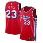 Camiseta Regata NBA Philadelphia 76ers - LeBron James 23 - Statement Vermelha 2026/27 Jordan