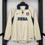 Camisa Retrô Arsenal Away Manga Longa 2001/02 Nike