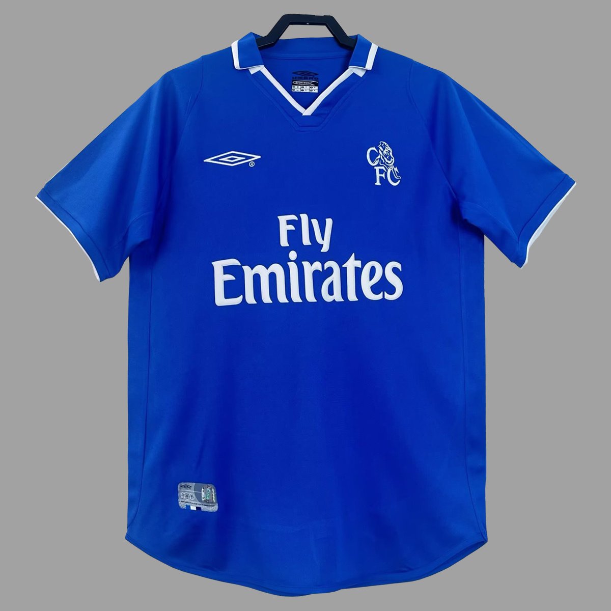 Camisa Retrô Chelsea Home 2001/03 Azul Umbro