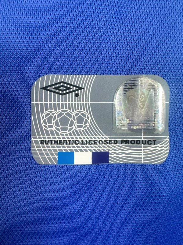 Camisa Retrô Chelsea Home 2001/03 Azul Umbro - Imagem 6