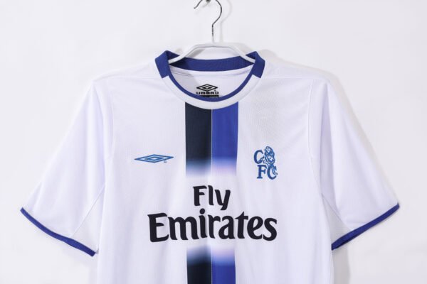 Camisa Retrô Chelsea Away 2003/05 Branco Umbro - Imagem 3