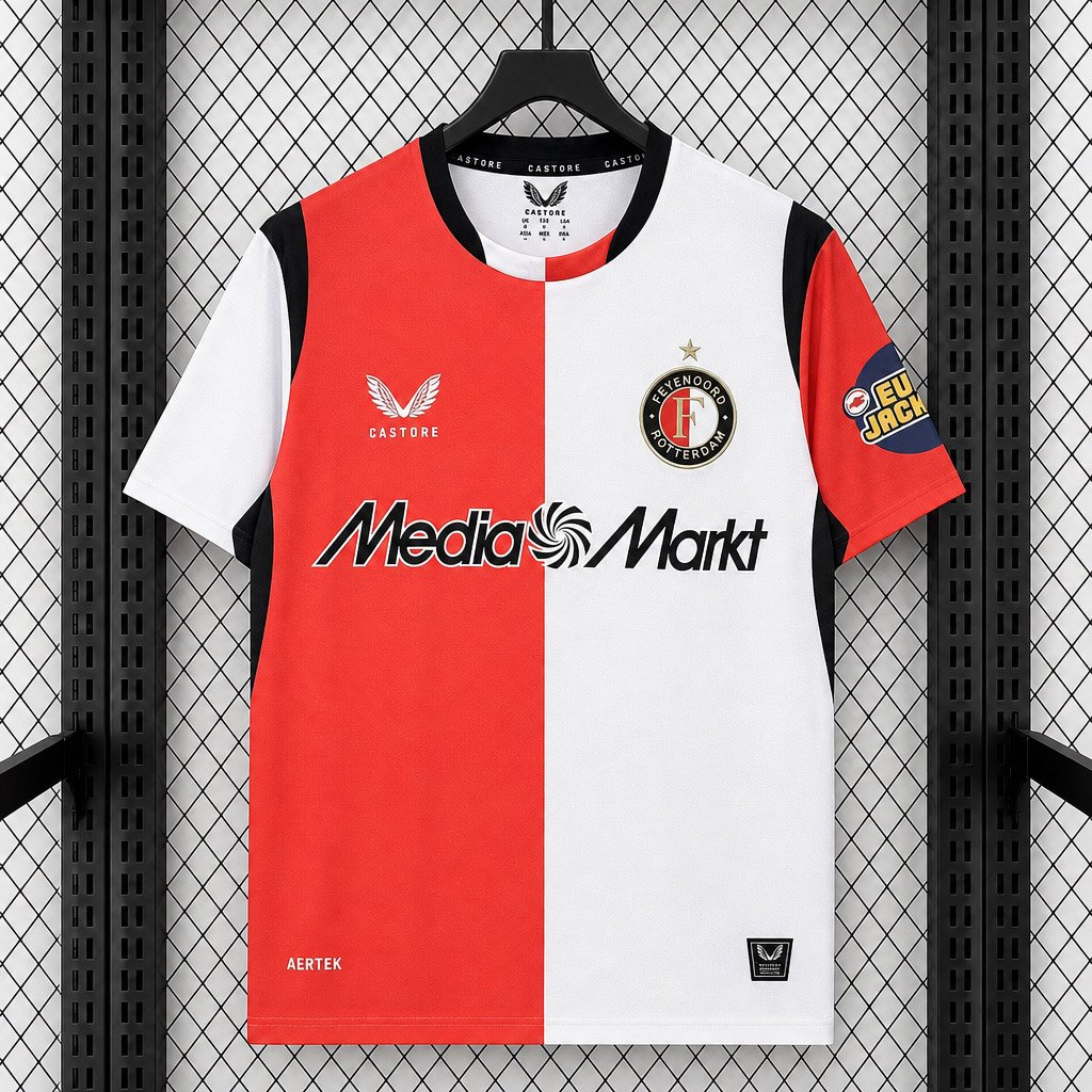 2627-Feyenoord-Home-Soccer-Jersey-1_guanbiao Camisa Feyenoord Home Versão Torcedor 2026/27 Castore - Imagem 1