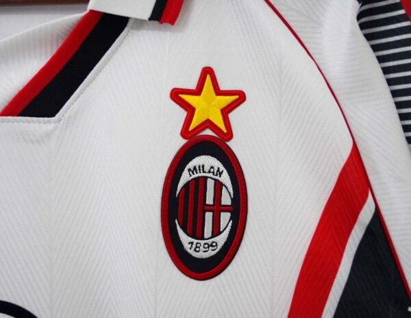 Camisa Retrô Milan Away 1997/98 Lotto - Imagem 7