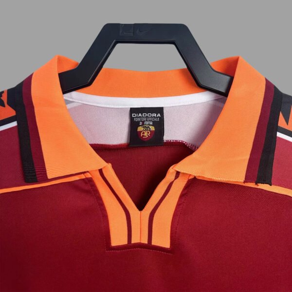 Camisa Retrô Roma Home Manga Longa 1998/99 Diadora - Imagem 2