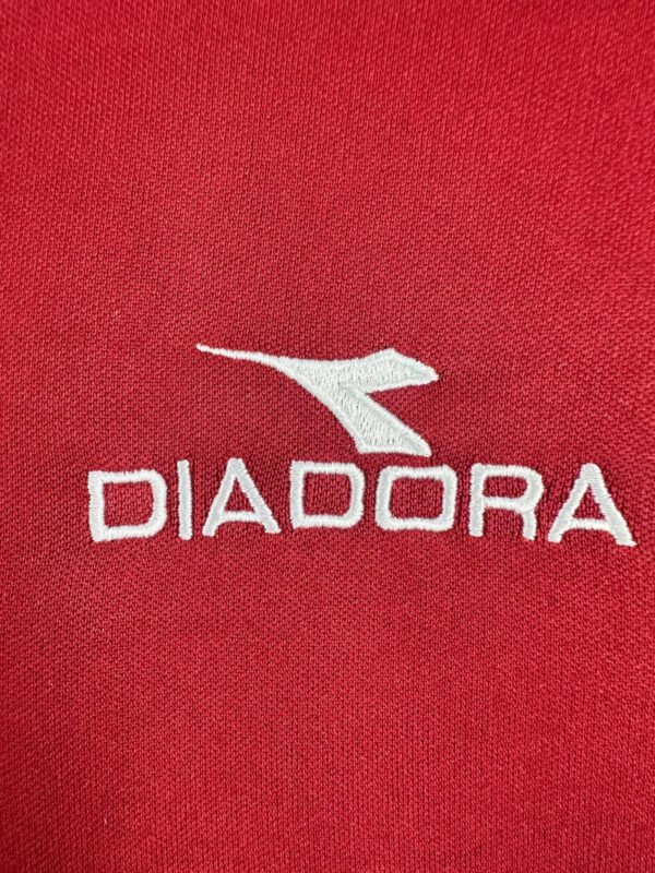 Camisa Retrô Roma Home Manga Longa 1998/99 Diadora - Imagem 5
