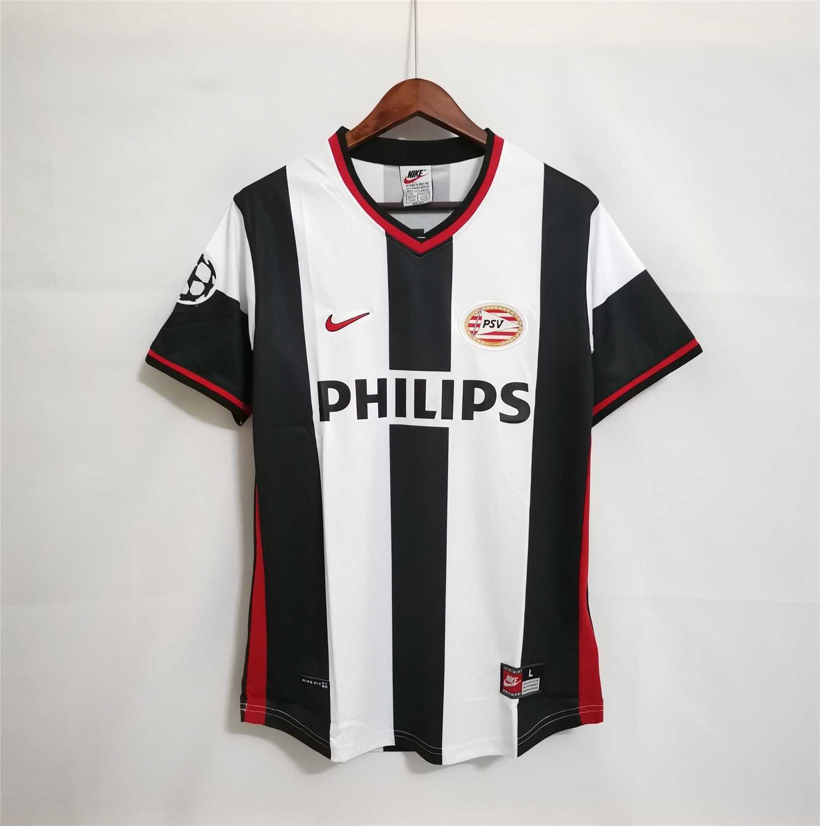 IMG_20210507_235047_edit_7976195452428_ZT Camisa Retrô PSV Away 1998/99 Vermalha Nike - Imagem 1
