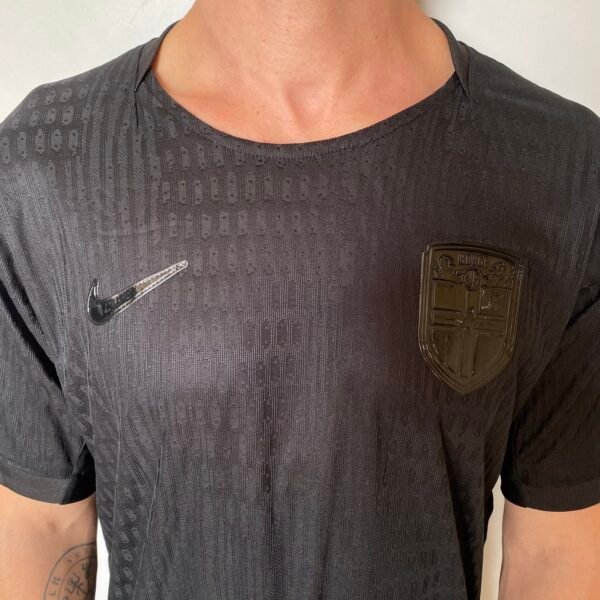 Camisa Seleção Noruega Away Versão Jogador Copa Do Mundo 2026 Preta Nike - Imagem 2