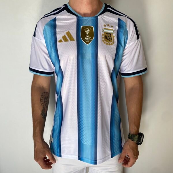 Camisa Seleção Argentina Home Copa do Mundo 2026 Patch World Cup - Adidas - Versão Jogador - Messi 10 - Imagem 16