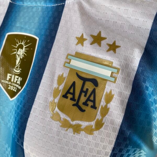 Camisa Seleção Argentina Home Copa do Mundo 2026 Patch World Cup - Adidas - Versão Jogador - Messi 10 - Imagem 7