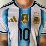 Camisa Seleção Argentina Home Copa do Mundo 2026 Patch World Cup - Adidas - Versão Jogador - Messi 10 - Imagem 2