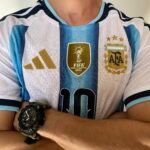 Camisa Seleção Argentina Home Copa do Mundo 2026 Patch World Cup - Adidas - Versão Jogador - Messi 10 - Imagem 3