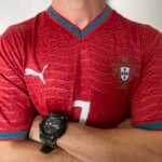 Camisa Seleção Portugal Home Versão Jogador - Ronaldo 7 CR7 - Copa Do Mundo 2026 Puma Vermelha - Imagem 3