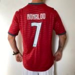 Camisa Seleção Portugal Home Versão Jogador - Ronaldo 7 CR7 - Copa Do Mundo 2026 Puma Vermelha - Imagem 10