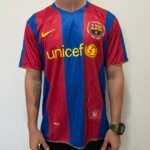Camisa Retrô Barcelona 2007/2008 - Iniesta 8 - Nike  - Azul Grená - Imagem 19