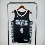 Camiseta Regata NBA Santo Antonio Sturs De'Aaron Fox 4 Statemant Edition Swingman 2023 Nike