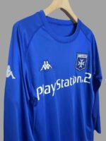 Camisa Retrô Auxerre Away Versão Torcedor Manga Longa 2003/04 Azul Kappa - Imagem 2