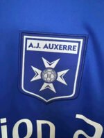 Camisa Retrô Auxerre Away Versão Torcedor Manga Longa 2003/04 Azul Kappa - Imagem 3