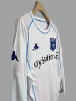 Camisa Retrô Auxerre Home Versão Torcedor Manga Longa 2003/04 Branca Kappa - Imagem 3