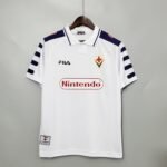 Camisa Retrô Fiorentina Away 1998/99 Branca Fila