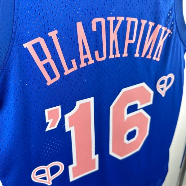 Camiseta Regata NBA  New York Knicks Blackpink - Mitchell & Ness Azul 2025/26 - Imagem 7