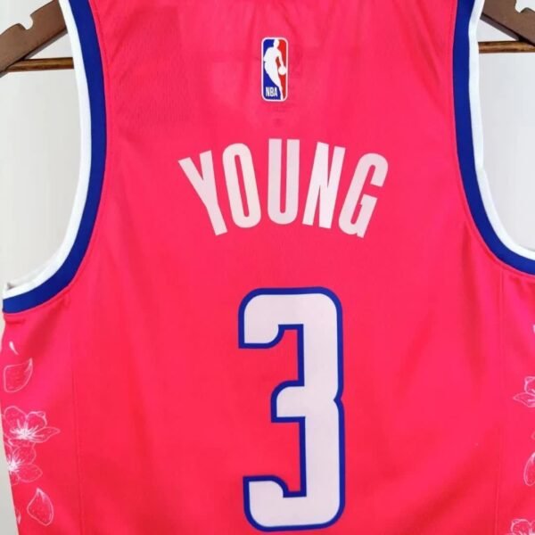 Camiseta Regata NBA Washington Wizards Trae Young 3 City Edition Swingman 2023 Nike - Imagem 6