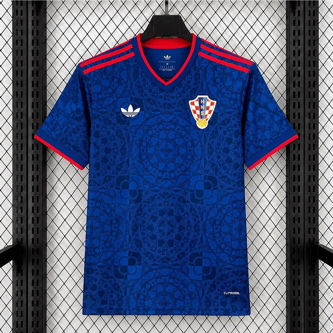Camisa Seleção Croácia Away Versão Torcedor 2027 Azul Nike