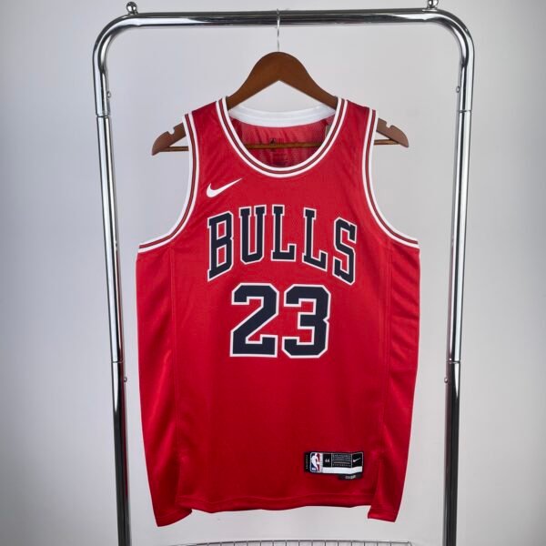 Camiseta Regata NBA Chicago Bulls Icon Edition Swingman 2026 Vermelha Nike - Imagem 3