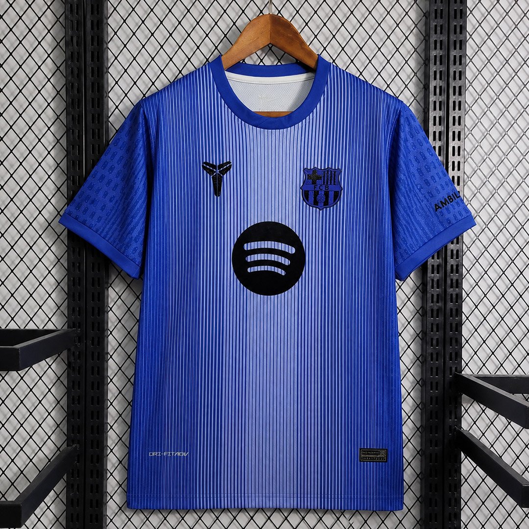 Camisa Barcelona Goleiro Home Versão Torcedor 2026/27 Azul Nike Kobe