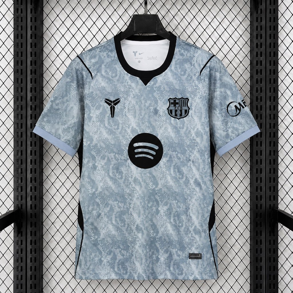 Camisa Barcelona Goleiro Away Versão Torcedor 2026/27 Cinza Nike Kobe