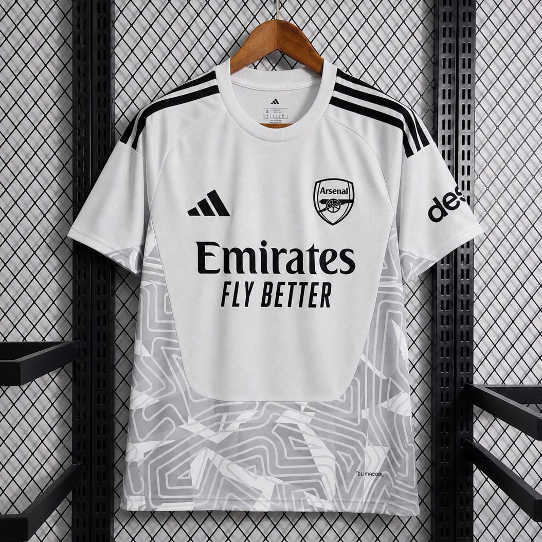 Camisa Arsenal Goleiro Home Versão Torcedor 2026/27 Cinza Adidas