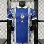 Camisa Chelsea Christian Dior Versão Jogador 2026 Azul Jordan