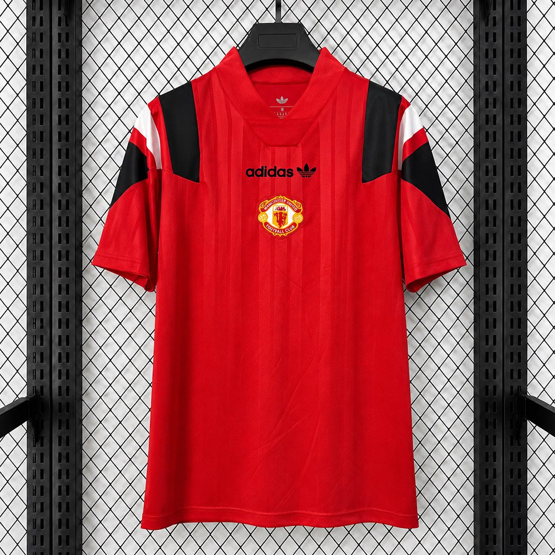 26_27-Manchester-United-EQT-Red-Soccer-Jersey-0 Camisa Manchester United EQT Versão Torcedor 2026/27 Vermelha Adidas - Imagem 1